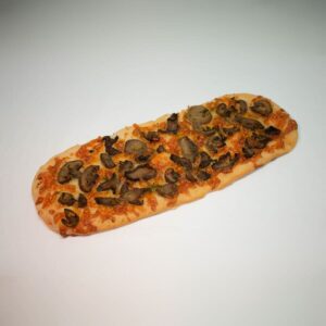 Coca de champiñones